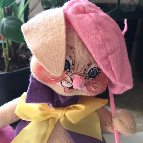 .Annalee Thorndike Mobilitee Bunny Artist Vintage Excellent Condition - Picture 2 of 7